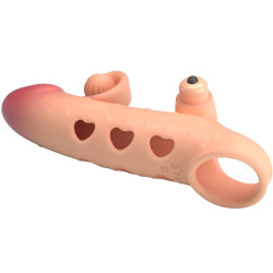 ROMANCE - VIBRIERENDE PENISHÜLLE NATUR – Produktansicht 4
