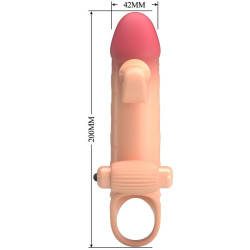ROMANCE - VIBRIERENDE PENISHÜLLE NATUR – Produktansicht 8