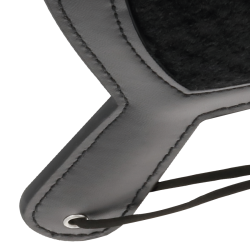 DARKNESS - SCHWARZES FETISH LOVE VELOURS PADDEL – Produktansicht 2