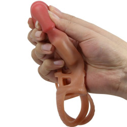 PRETTY LOVE - PRESTON VIBRIERENDE PENISHÜLLE 18 CM – Produktansicht 5