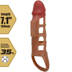PRETTY LOVE - PRESTON VIBRIERENDE PENISHÜLLE 18 CM – Produktansicht 7