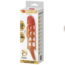 PRETTY LOVE - PRESTON VIBRIERENDE PENISHÜLLE 18 CM – Produktansicht 9