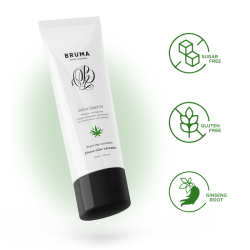 BRUMA - SATIVA-SAMENÖL-GLEITGEL MIT WÄRMENDEM CANNABISGESCHMACK 100 ml – Produktansicht 4