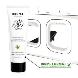 BRUMA - SATIVA-SAMENÖL-GLEITGEL MIT WÄRMENDEM CANNABISGESCHMACK 100 ml – Produktansicht 5