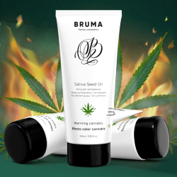 BRUMA - SATIVA-SAMENÖL-GLEITGEL MIT WÄRMENDEM CANNABISGESCHMACK 100 ml – Produktansicht 6