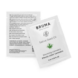 BRUMA - SATIVA-SAMENÖL-GLEITGEL MIT WÄRMENDEM CANNABISGESCHMACK 6 ml – Produktansicht 2