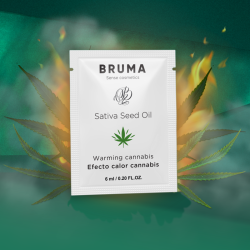 BRUMA - SATIVA-SAMENÖL-GLEITGEL MIT WÄRMENDEM CANNABISGESCHMACK 6 ml – Produktansicht 3