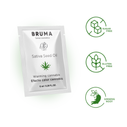 BRUMA - SATIVA-SAMENÖL-GLEITGEL MIT WÄRMENDEM CANNABISGESCHMACK 6 ml – Produktansicht 4