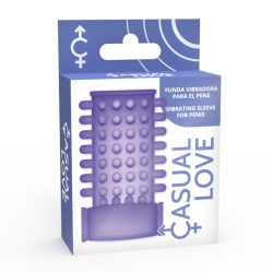 CASUAL LOVE - RING LILAC VIBRATOR PENIS ABDECKUNG – Produktansicht 5