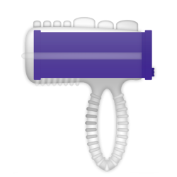CASUAL LOVE - RING VIBRATOR LILAC TONGUE – Produktansicht 2