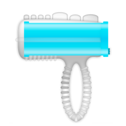 CASUAL LOVE - RINGZUNGE VIBRIERENDES BLAU – Produktansicht 2