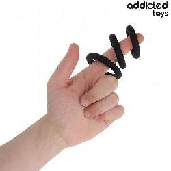 ADDICTED TOYS - SET SILIKONRINGE MODELL 1 – Produktansicht 2