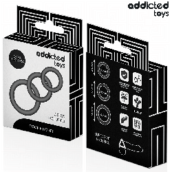ADDICTED TOYS - SET SILIKONRINGE MODELL 1 – Produktansicht 6