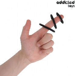 ADDICTED TOYS - SET SILIKONRINGE MODELL 2 – Produktansicht 2