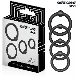 ADDICTED TOYS - SET AUS DRUCKRINGEN AUS SILIKON