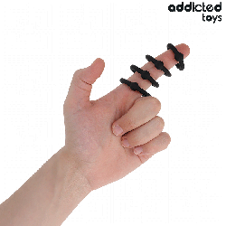 ADDICTED TOYS - SET AUS DRUCKRINGEN AUS SILIKON – Produktansicht 2
