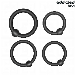 ADDICTED TOYS - SET AUS DRUCKRINGEN AUS SILIKON – Produktansicht 5
