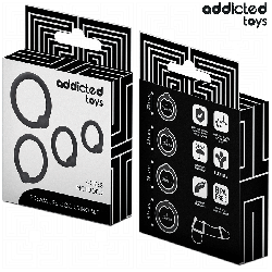 ADDICTED TOYS - SET AUS DRUCKRINGEN AUS SILIKON – Produktansicht 6