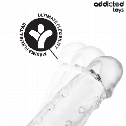 ADDICTED TOYS - TRANSPARENTE PENISVERLÄNGERUNG GRÖSSE S 23 CM – Produktansicht 5