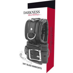 DARKNESS - GEPOLSTERTE BDSM-HANDSCHELLEN – Produktansicht 5