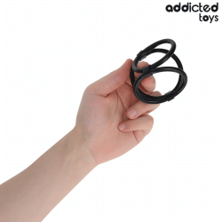 ADDICTED TOYS - DREIFACH-PENISRING – Produktansicht 2