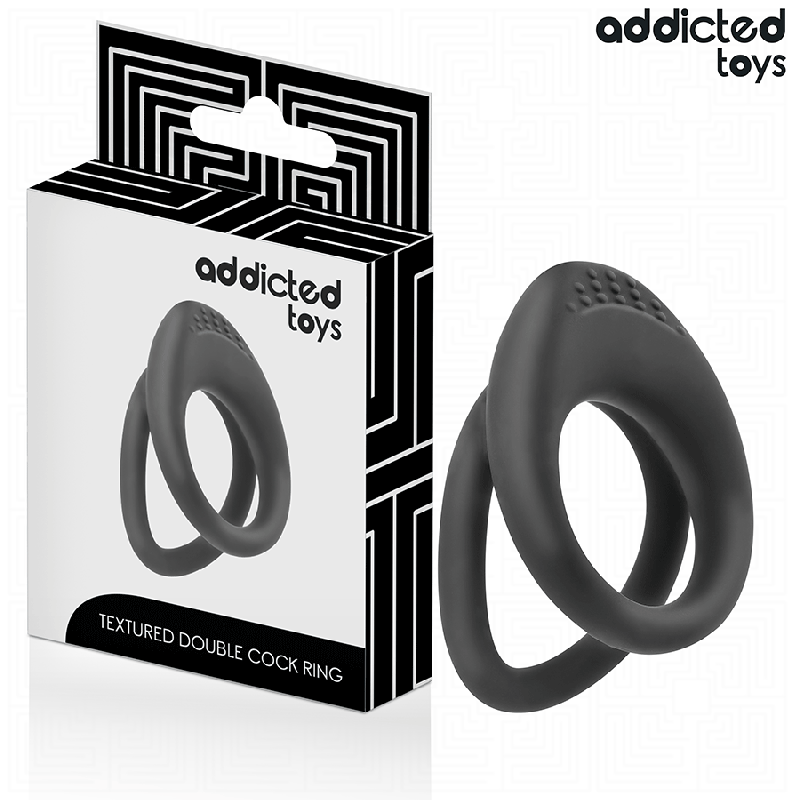 ADDICTED TOYS - DOPPELT STRUKTURIERTER PENISRING