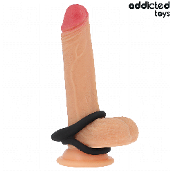 ADDICTED TOYS - DOPPELT STRUKTURIERTER PENISRING – Produktansicht 3