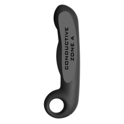ELECTRASTIM - OVID SILIKON SCHWARZ DILDO – Produktansicht 6