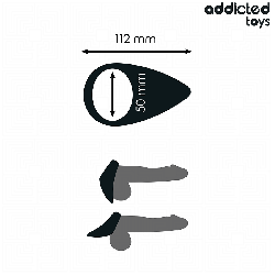 ADDICTED TOYS - TRÄNENFÖRMIGER PENISRING – Produktansicht 4