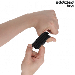 ADDICTED TOYS - PENISRING MIT TEILERN FÜR HODEN – Produktansicht 5