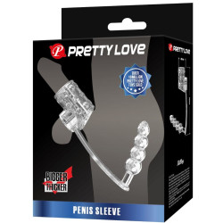 PRETTY LOVE - PENISHÜLLE MIT ANAL-PLUG TRANSPARENT – Produktansicht 6