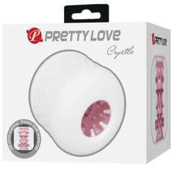 PRETTY LOVE - CRYSTLE MÄNNLICHER MASTURBATOR WEISS – Produktansicht 9
