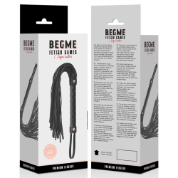 BEGME - BLACK EDITION VEGANER LEDER FLOGGER – Produktansicht 5