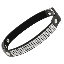 COQUETTE CHIC DESIRE - VEGANES LEDER-HALSBAND MIT HERZ – Produktansicht 5