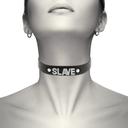 COQUETTE CHIC DESIRE - SKLAVEN-HALSBAND AUS VEGANEM LEDER – Produktansicht 2