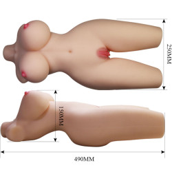 CRAZY BULL - TIFFANY REALISTISCHER WEIBLICHER TORSO VAGINA UND ANAL 5,5 KG – Produktansicht 8