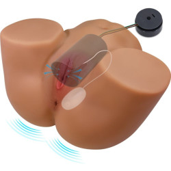 CRAZY BULL - SOPHIA REALISTISCHER WEIBLICHER PO-VIBRATOR UND SAUGER MIT TON 5,5 KG – Produktansicht 4
