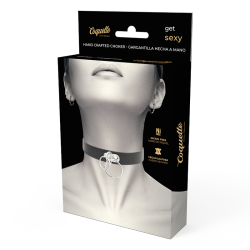COQUETTE CHIC DESIRE - DOPPELRING-HALSBAND AUS VEGANEM LEDER – Produktansicht 5