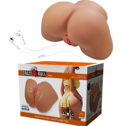 CRAZY BULL - ILANA REALISTISCHER WEIBLICHER PO-VIBRATOR UND SAUGER MIT TON 6,8 KG – Produktansicht 2
