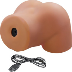 CRAZY BULL - ILANA REALISTISCHER WEIBLICHER PO-VIBRATOR UND SAUGER MIT TON 6,8 KG – Produktansicht 4