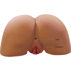 CRAZY BULL - ILANA REALISTISCHER WEIBLICHER PO-VIBRATOR UND SAUGER MIT TON 6,8 KG – Produktansicht 5