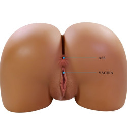 CRAZY BULL - WENDY REALISTISCHER WEIBLICHER PO-VIBRATOR UND SAUGER MIT TON 11 KG – Produktansicht 4