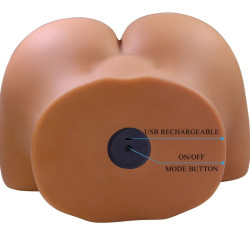 CRAZY BULL - WENDY REALISTISCHER WEIBLICHER PO-VIBRATOR UND SAUGER MIT TON 11 KG – Produktansicht 6