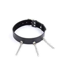 OHMAMA FETISH - FETISCH-HALSKETTE MIT RINGEN – Produktansicht 2
