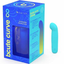 B SWISH - BCUTE CURVE INFINITE CLASSIC LIMITED EDITION BLAUER SILIKON-VIBRATOR – Produktansicht 4