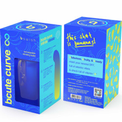 B SWISH - BCUTE CURVE INFINITE CLASSIC LIMITED EDITION BLAUER SILIKON-VIBRATOR – Produktansicht 5