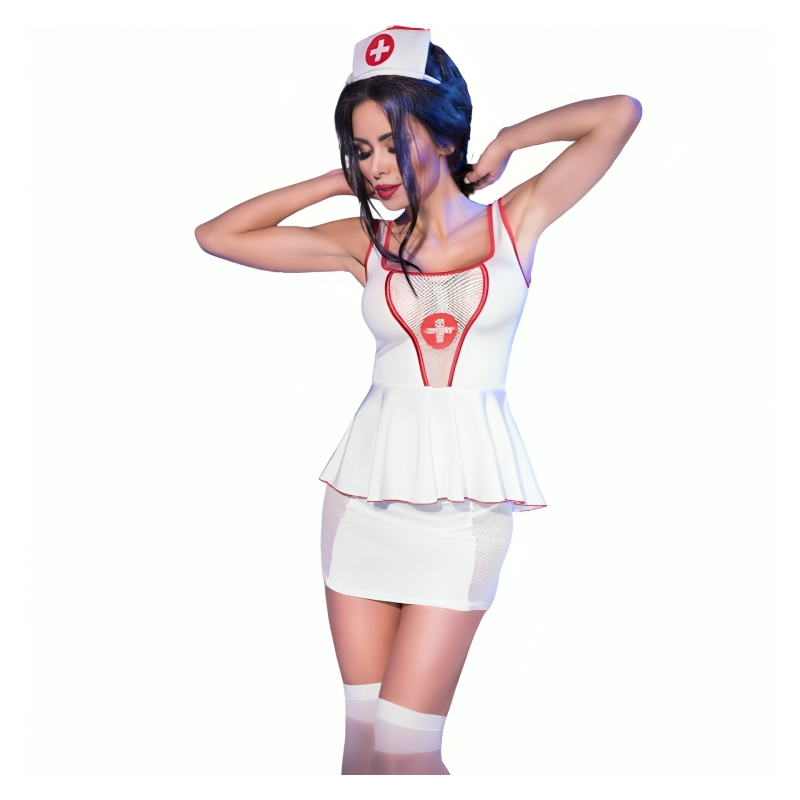CHILIROSE - CR 4160 KOSTÜM KRANKENSCHWESTER TOP & ROCK