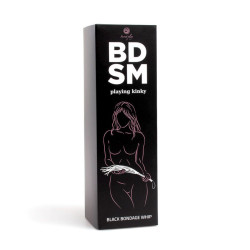 SECRETPLAY - SCHWARZE BONDAGE-PEITSCHE BDSM-KOLLEKTION – Produktansicht 6