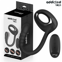 ADDICTED TOYS - P-SPOT VIBRIERENDER COCK RING MIT FERNBEDIENUNG