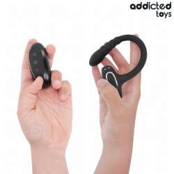 ADDICTED TOYS - P-SPOT VIBRIERENDER COCK RING MIT FERNBEDIENUNG – Produktansicht 4